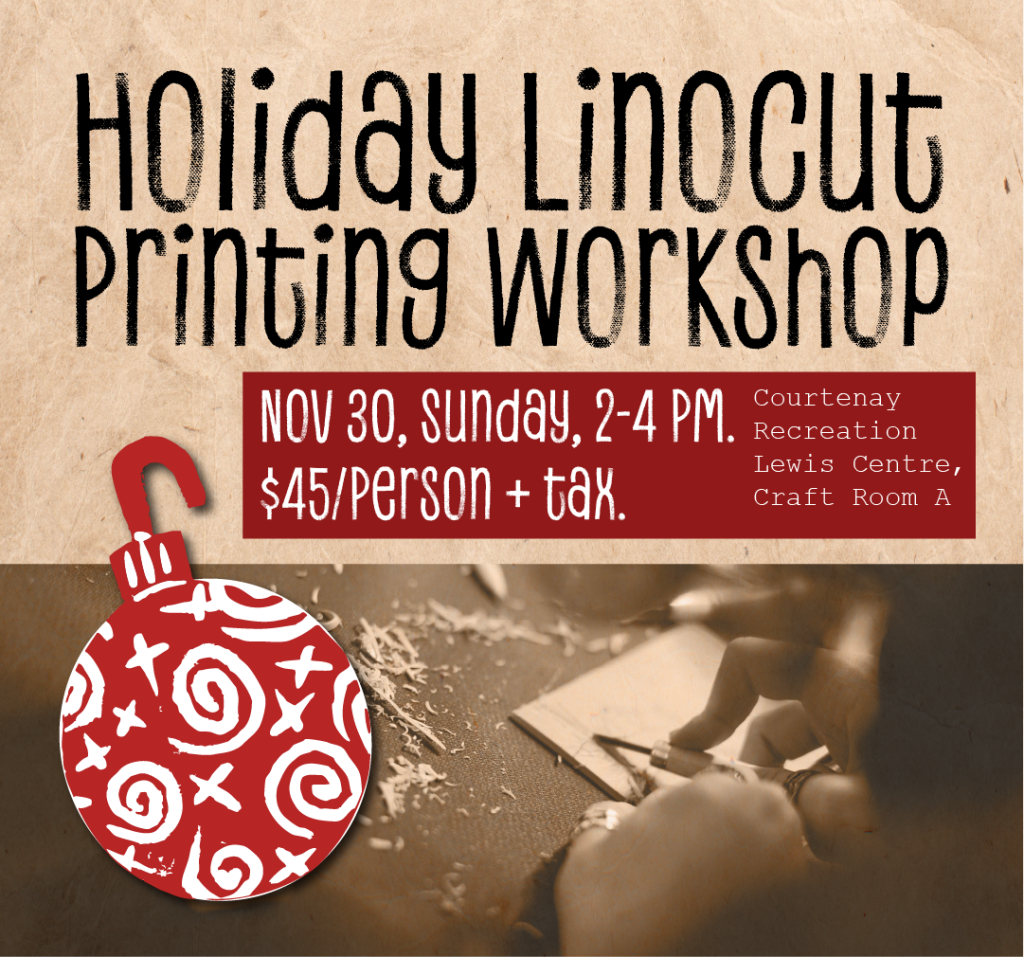 Holiday Linocut Printing Workshop